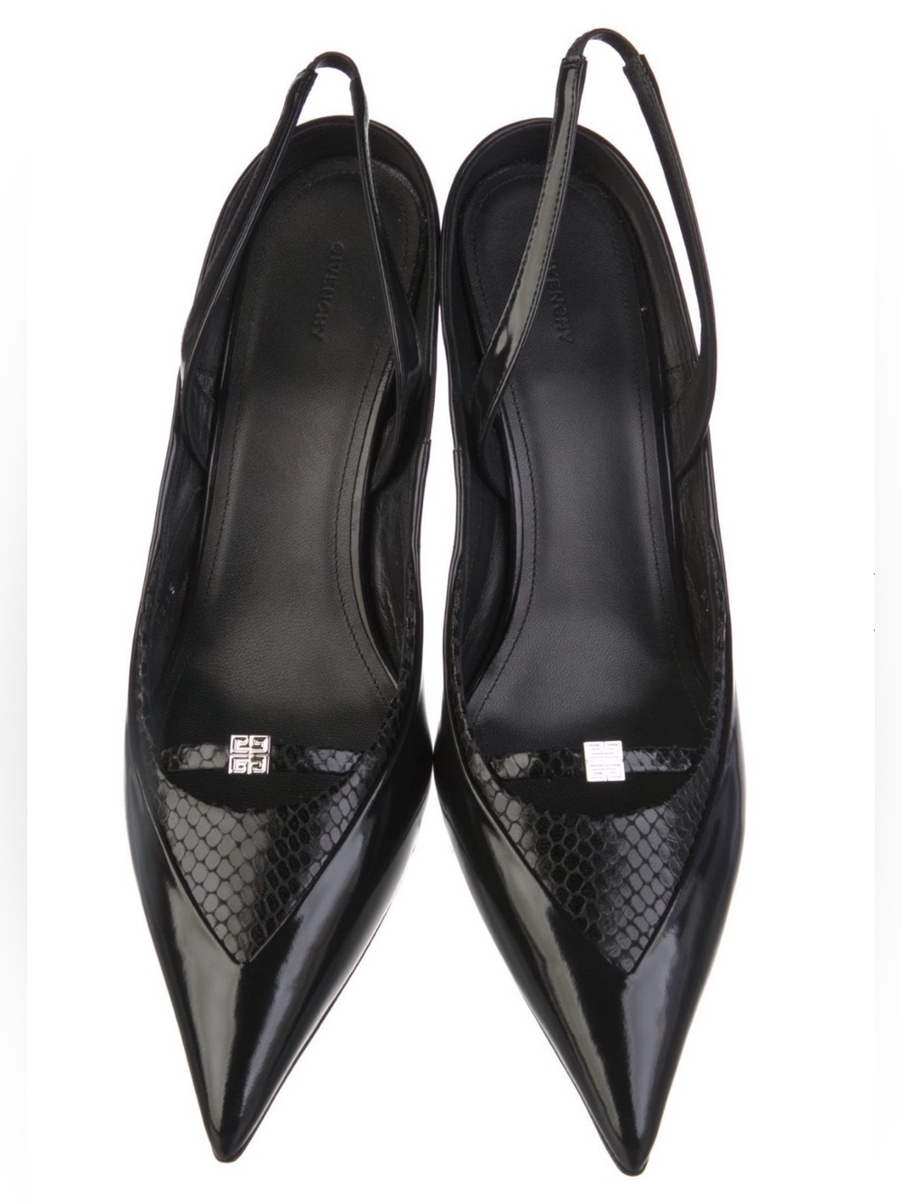 Givenchy Patent Leather Slingback Pumps Women's Size:  IT 40 New